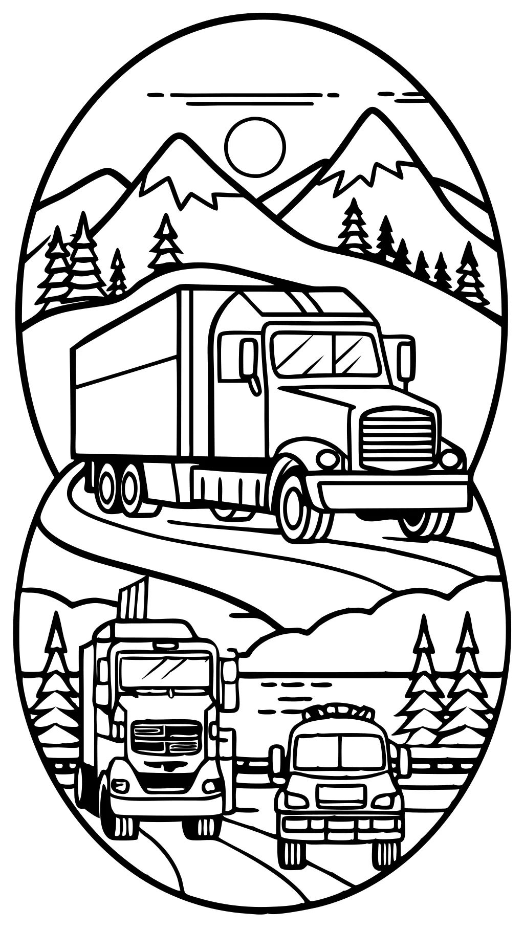 coloring pages of semis